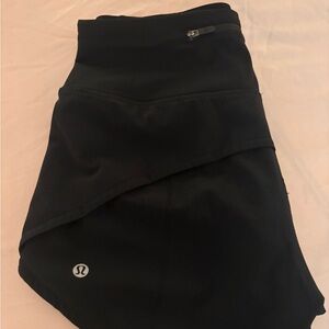 lululemon athletica Asymmetrical Black Skirt